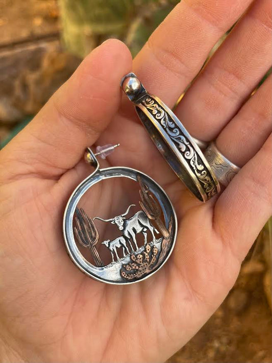 Momma Cow Earrings
