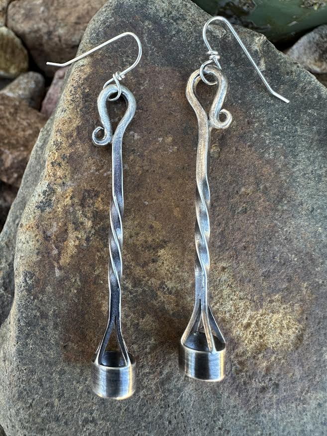 Branding iron Earrings
