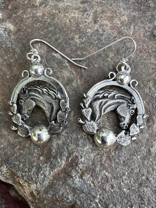 Horse Head Earrings