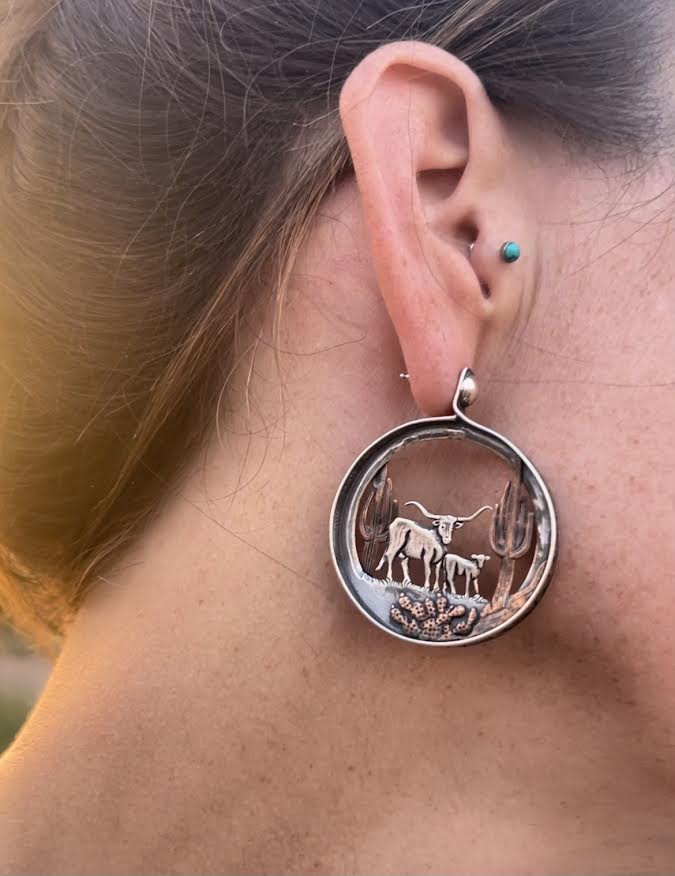Momma Cow Earrings