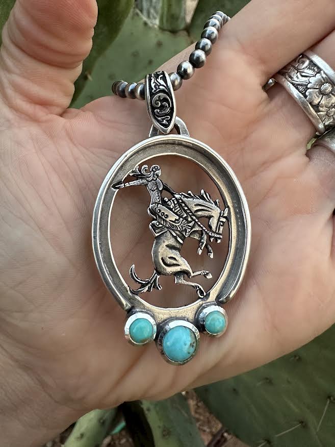 Bucking Horse Pendant
