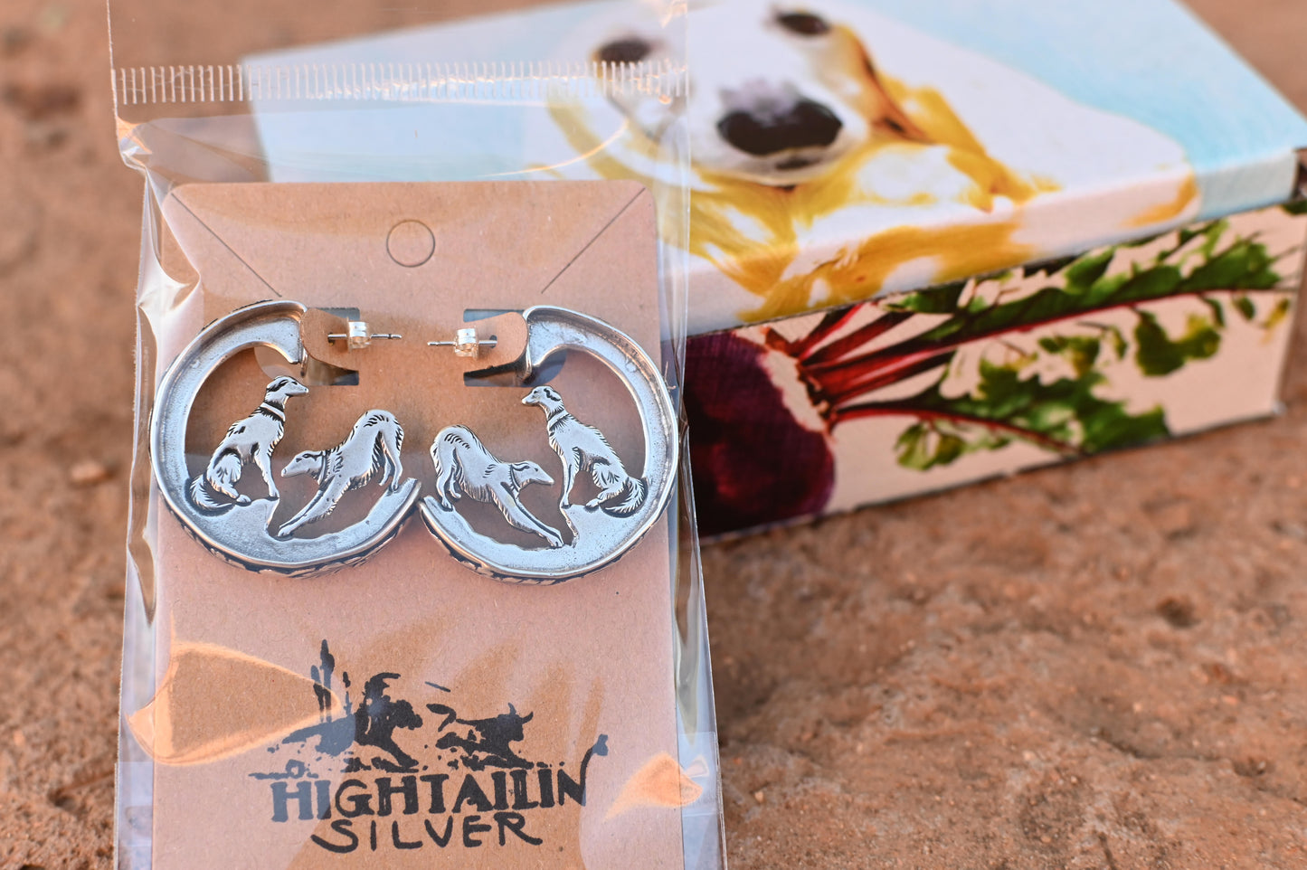 High Tailin' Silver x @esperborzoi Earrings