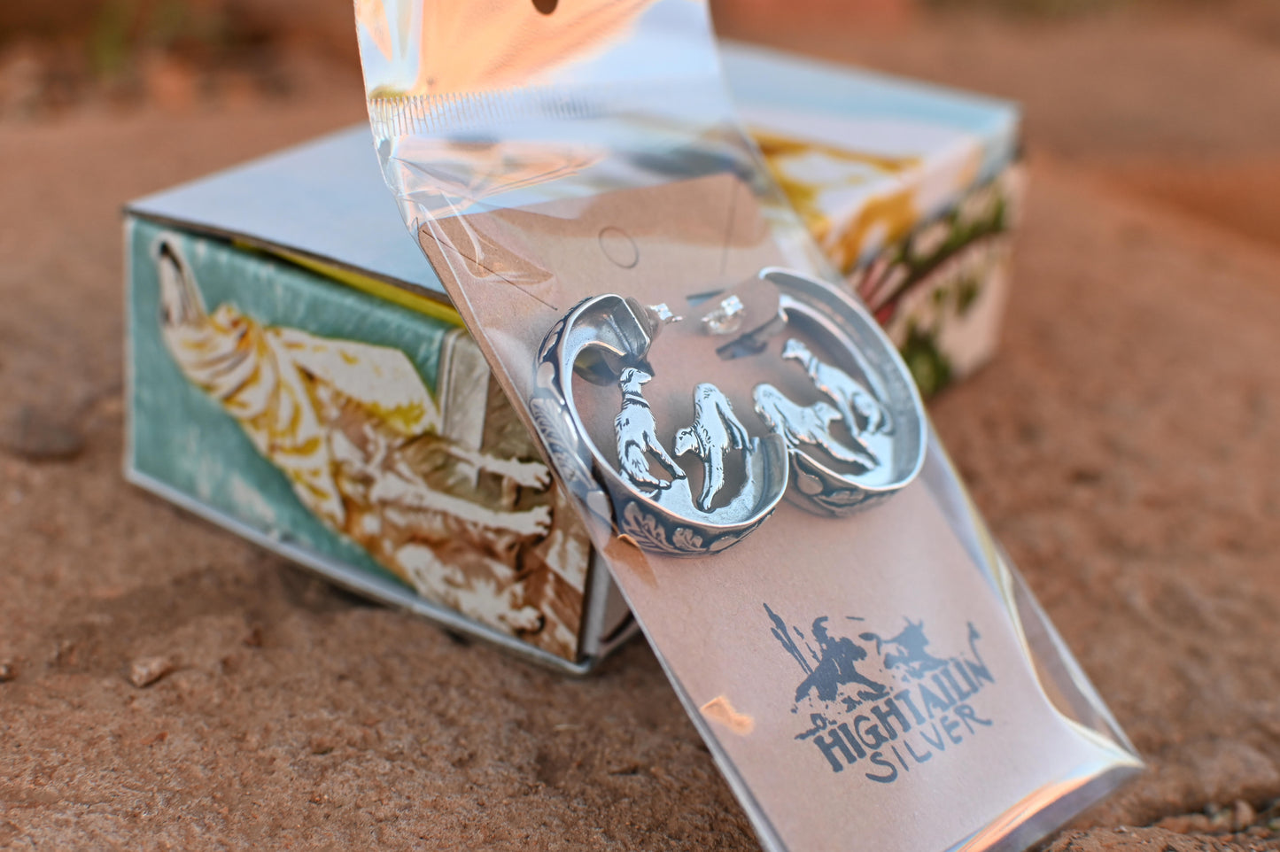 High Tailin' Silver x @esperborzoi Earrings
