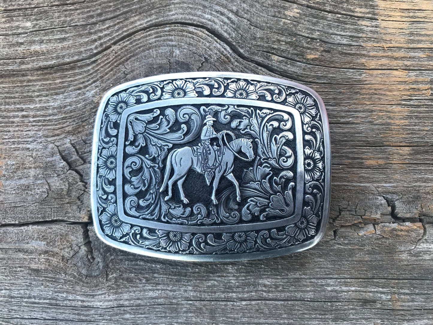 Lone Horseman Buckle