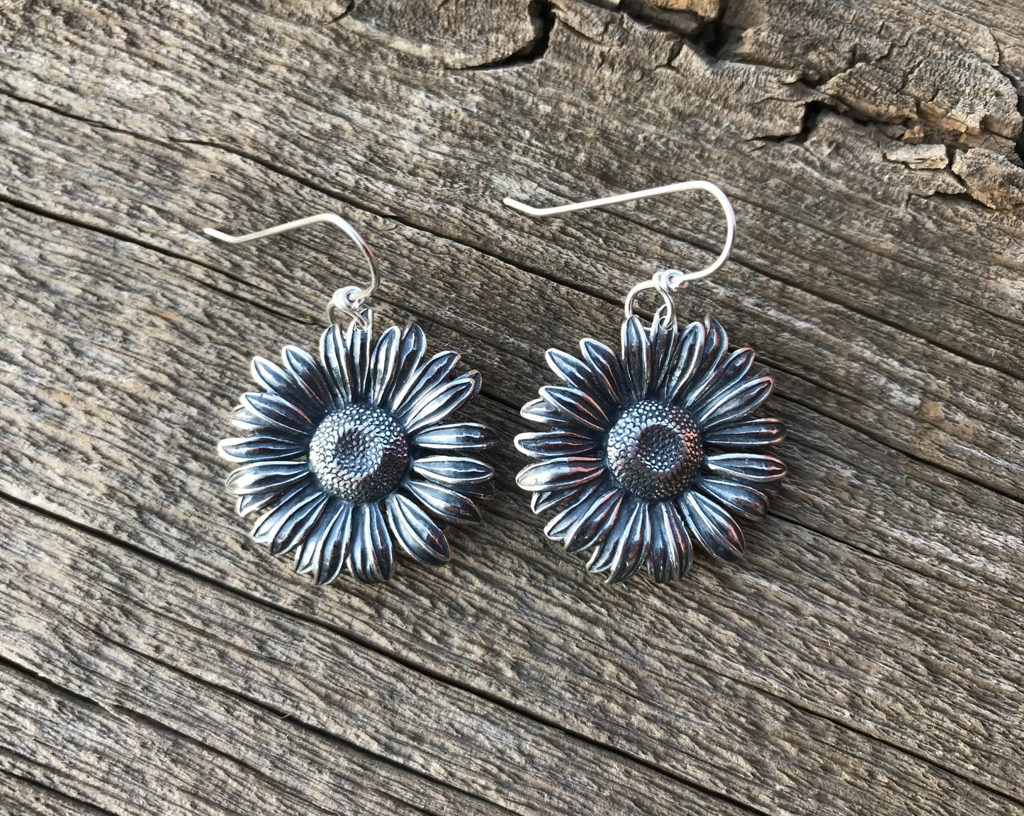 Large Daisy Earrings