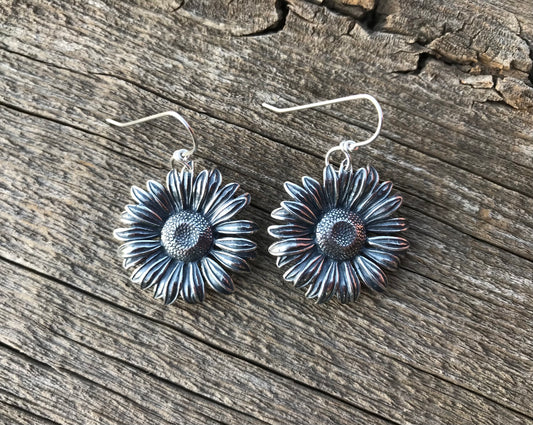 Large Daisy Earrings