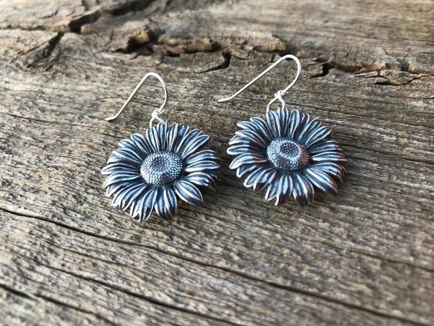 Large Daisy Earrings