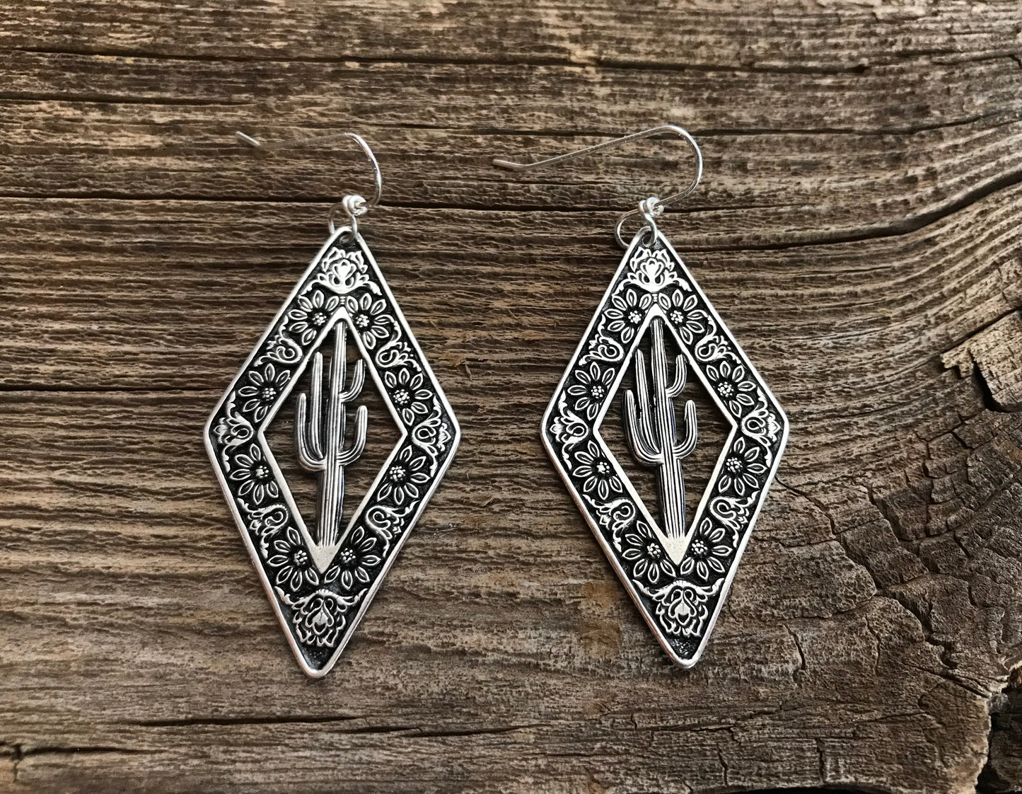 Diamond Saguaro Earrings
