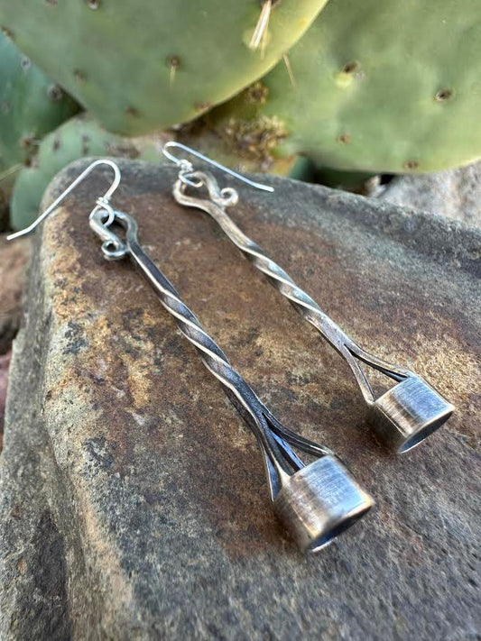 Branding iron Earrings